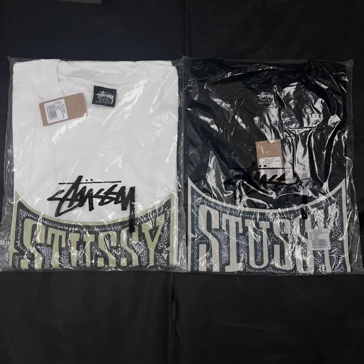Original Made Stussy Champion Printed Short Sleeve Stussy Originated From the Surfing Mecca T-Shirt