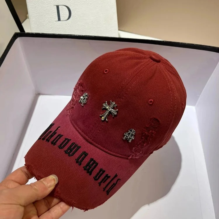 Personalized washed hole duck baseball cap