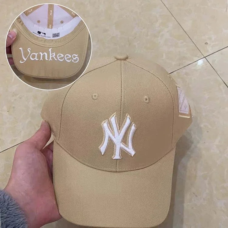 Baseball hat Korean Yankees NY men's and women's adjustable couple LA hard top all-match sunvisor peaked cap