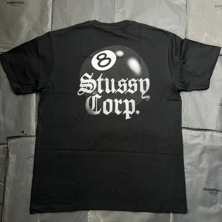 Made in the Original Version, 24ss STUSSY California-limited Patterned Round Neck Printed Short-sleeved T-Shirt