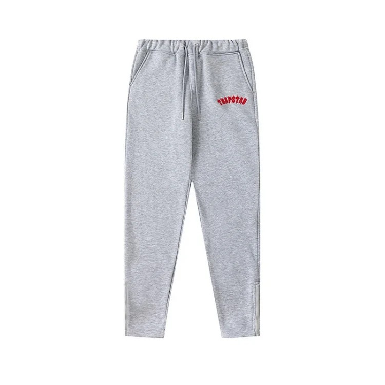 Gradient letter tiger head embroidery hooded sweatshirt + long pants sports suit