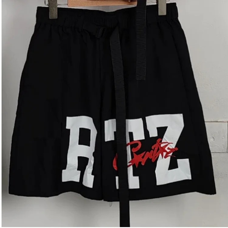 Printed summer new style street loose casual trendy brand hip-hop five-point shorts