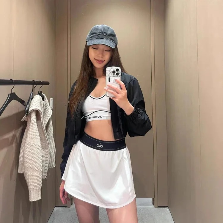 Yoga Sports Quick-drying Tennis Skirt High-waisted Anti-exposure Breathable Outdoor Running Short Skirt
