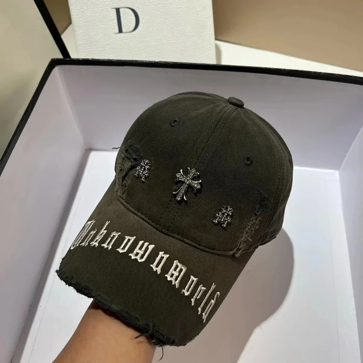 Personalized washed hole duck baseball cap