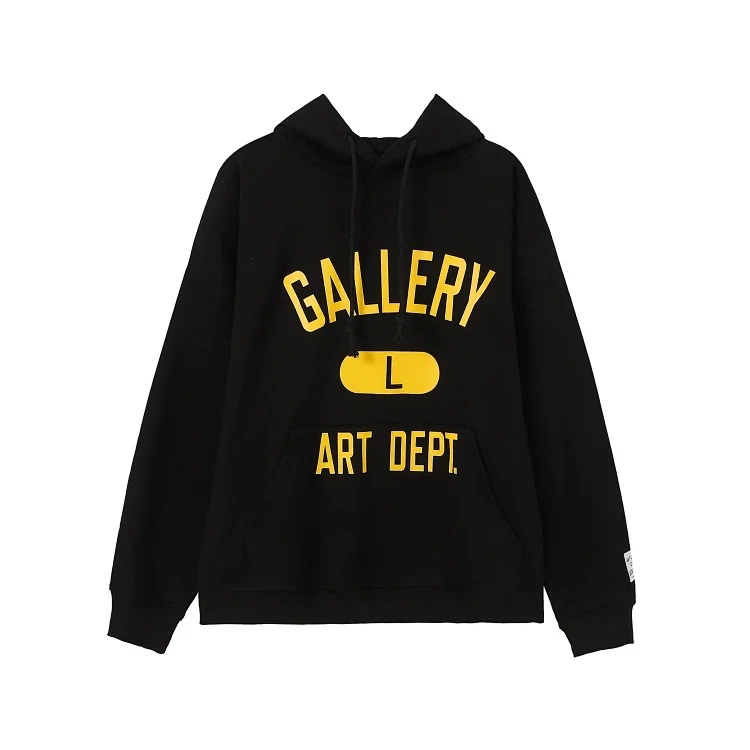 Retro distressed GD brain casual loose hooded sweatshirt for men and women with the same style hoodie