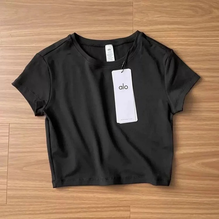 Sports Training Yoga Right Shoulder Short-sleeved T-shirt