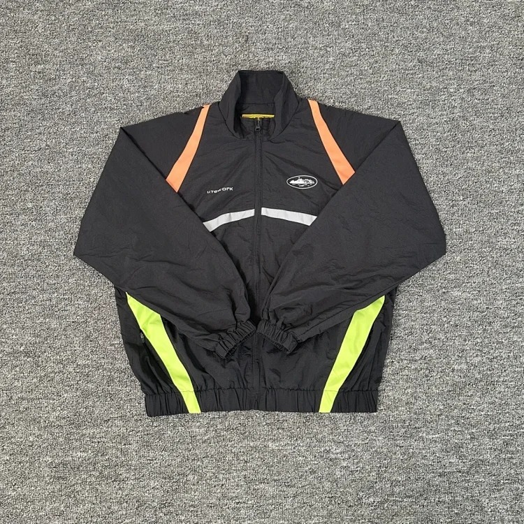 Wind stand collar color-blocked windbreakers for men and women, casual sports suits, jackets, trendy jackets