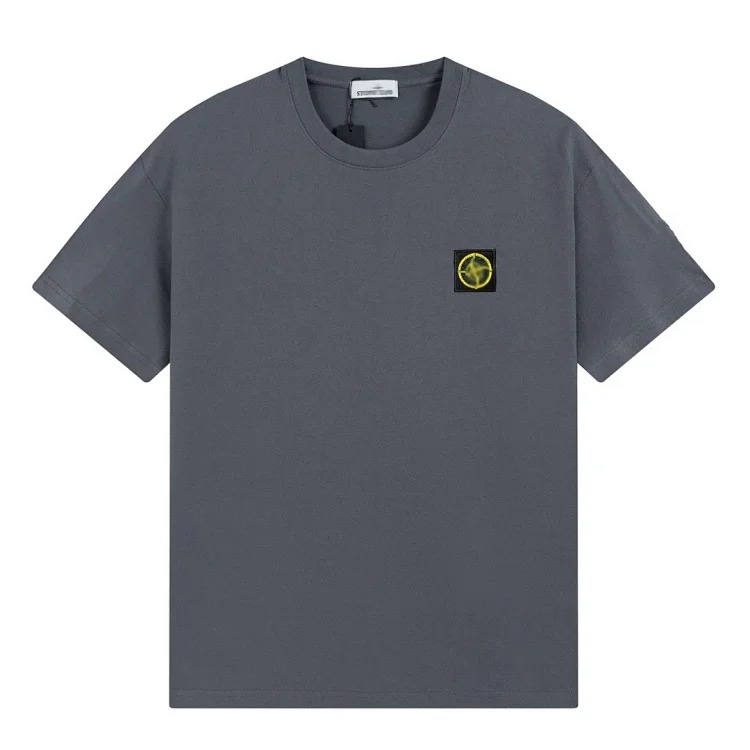 Shitongdao casual short-sleeved T-shirt printed loose round neck same style for men and women