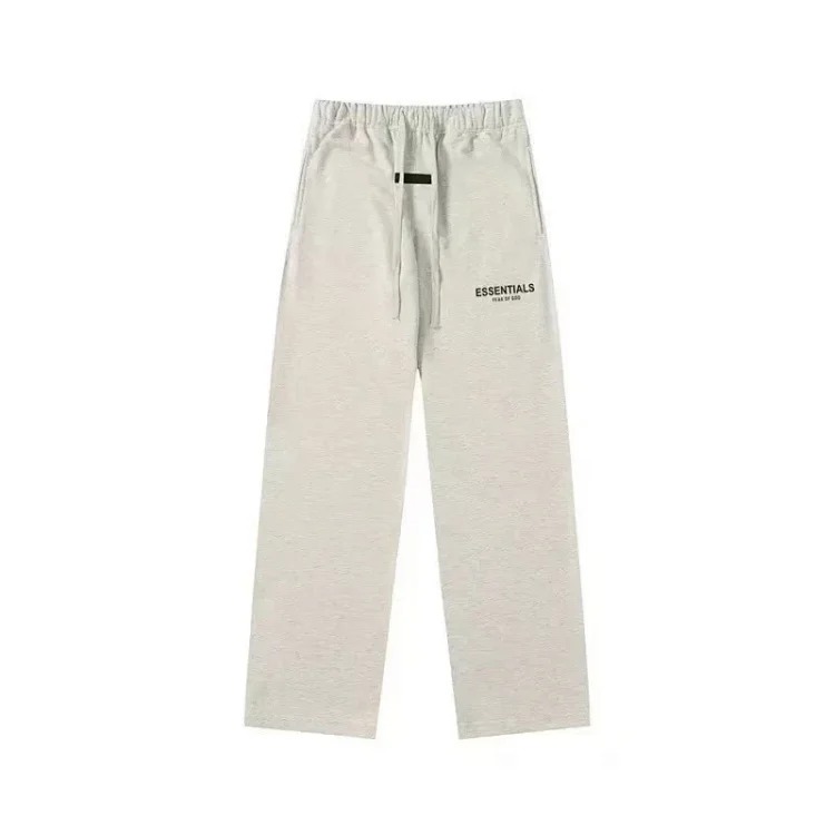 New FEAR OF GOD ESSENTIALS flocked letter men and women casual loose plus velvet hooded sweatshirt trendy