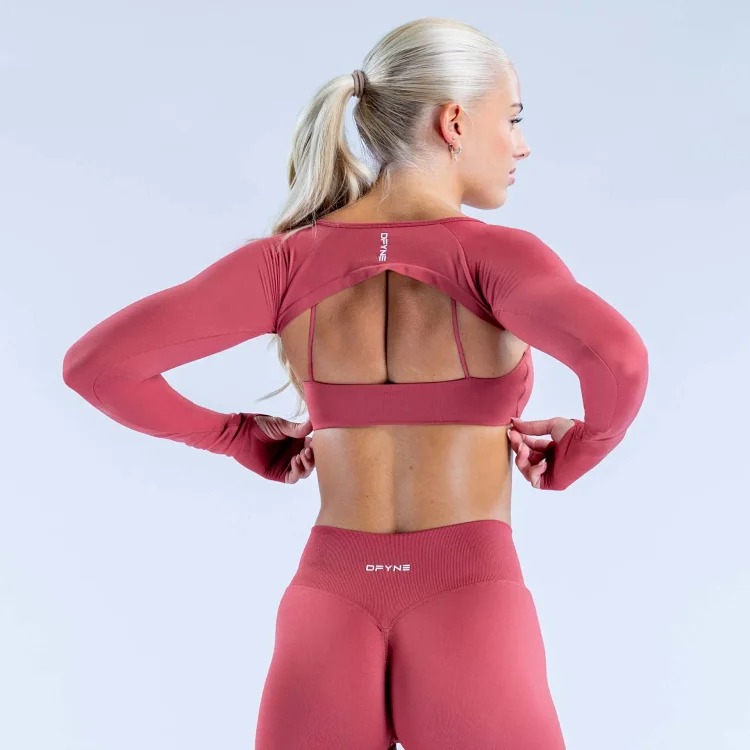 Bra&Shrug Shawl Long-sleeved Bra Running Lift Fitness Suspender Sports Trousers Tight Suit Shorts Pants