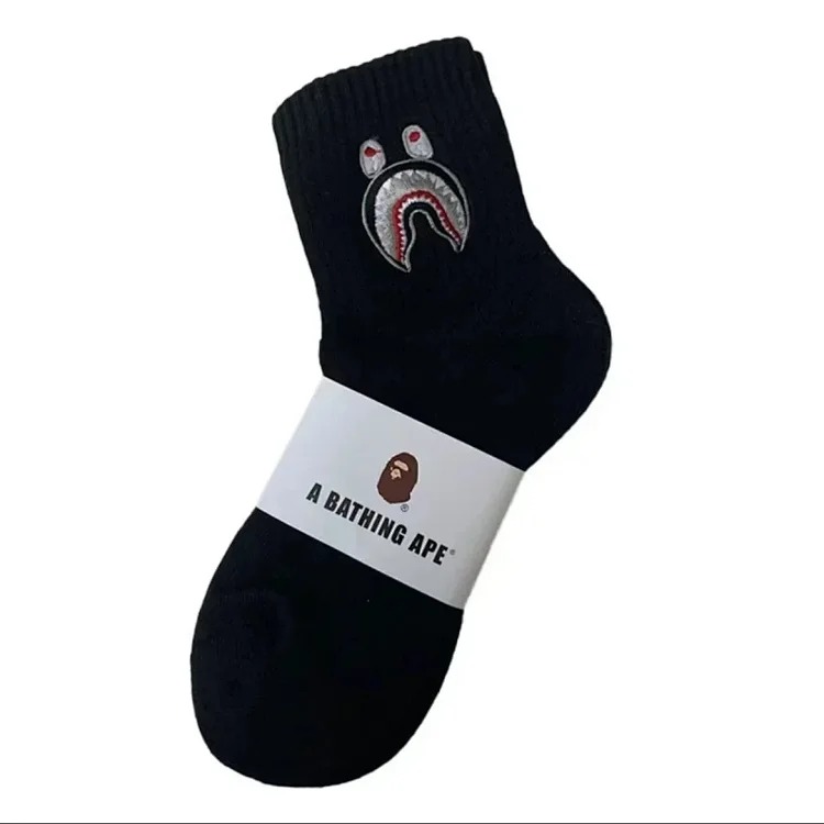 Towel Socks Japanese Trendy Socks High-tube Cotton Socks Sweat-absorbent White Socks Solid Color