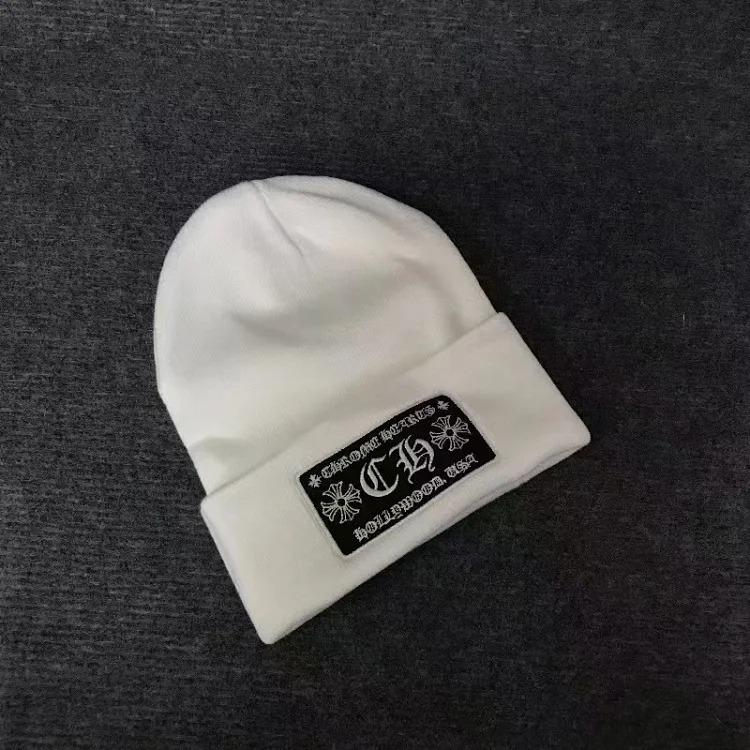 Knitted hats Sanskrit printed woolen hats for men and women embroidered hats