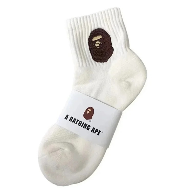 Towel Socks Japanese Trendy Socks High-tube Cotton Socks Sweat-absorbent White Socks Solid Color
