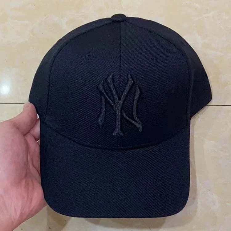 Baseball hat Korean Yankees NY men's and women's adjustable couple LA hard top all-match sunvisor peaked cap