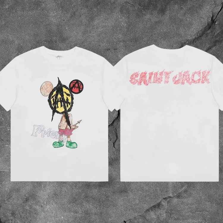 travis scott short-sleeved utopia ts joint utopia limited edition american high street t-shirt