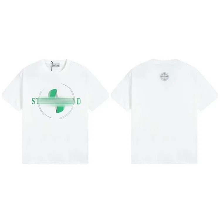 Shitongdao casual short-sleeved T-shirt printed loose round neck same style for men and women