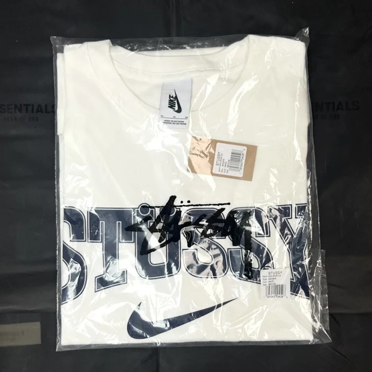 the Original Stussy Nike Los Angeles Co-branded Short-sleeved Stussy Originated From the Surfing T-Shirt