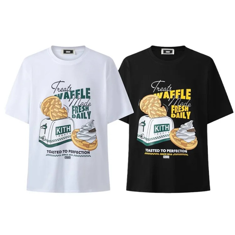 KITH Kitth Cartoon Animation Print Casual Loose Sports Short-sleeved T-shirt for