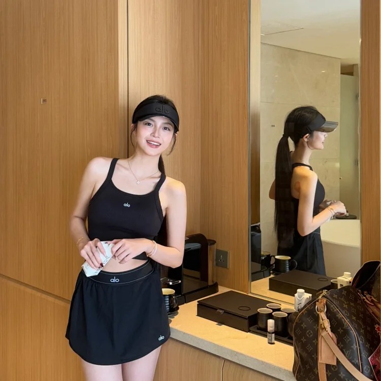 Yoga Sports Quick-drying Tennis Skirt High-waisted Anti-exposure Breathable Outdoor Running Short Skirt
