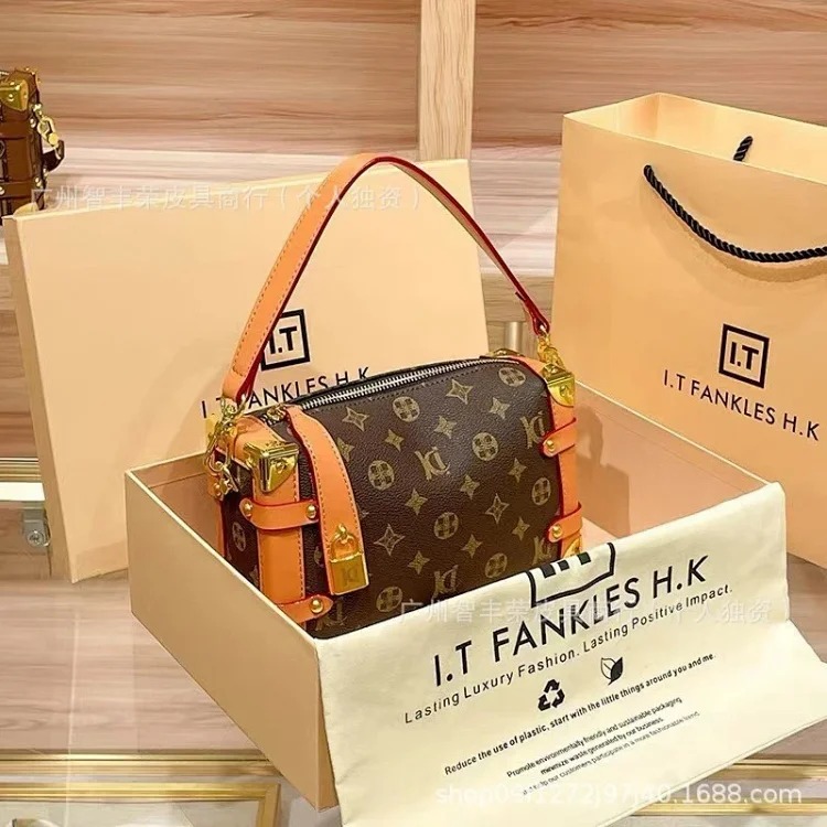 Louis Vuitton Bag Baguette Baguette Old Flower Bag Tote Women's Bag Bucket Pillow Crossbody Bag