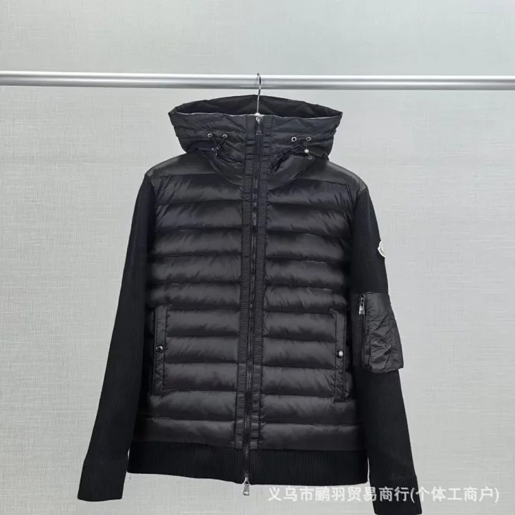 Classic knitted patchwork singles, fashionable inner layers, and matching cotton jackets for men and women