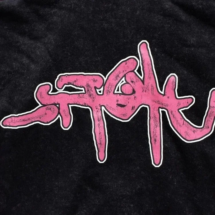 Autumn Thin Sweatshirt American Travis Scott Utopia Tour Hooded Sweatshirt Abstract Letter Washed Hoodie