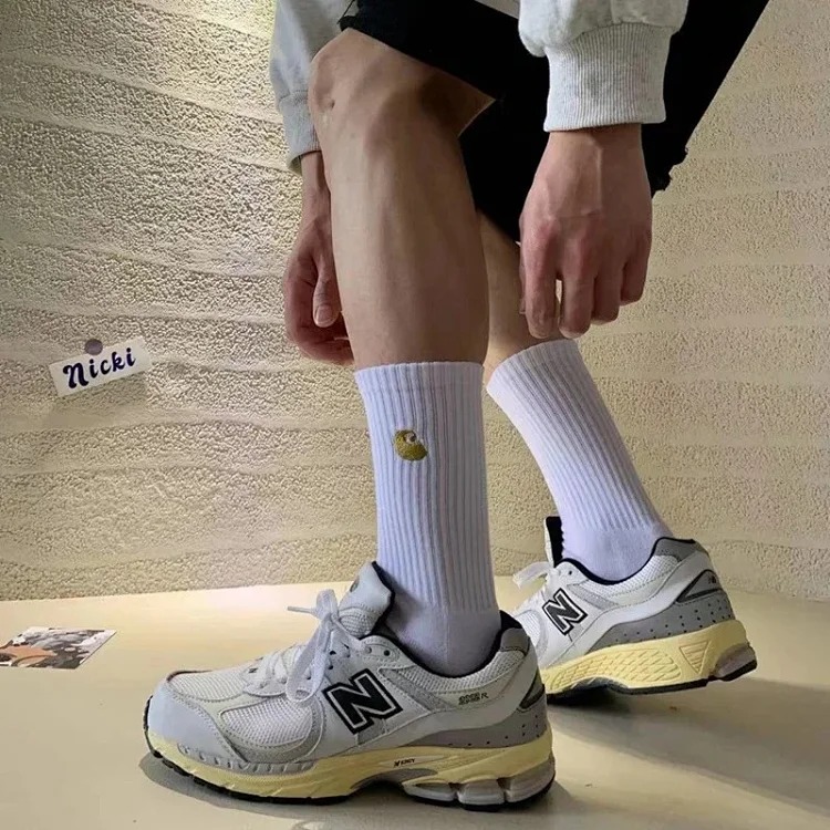 Carhartt Towel Bottom Gold Label Embroidery Simple Workwear Style Skateboard Sports Socks