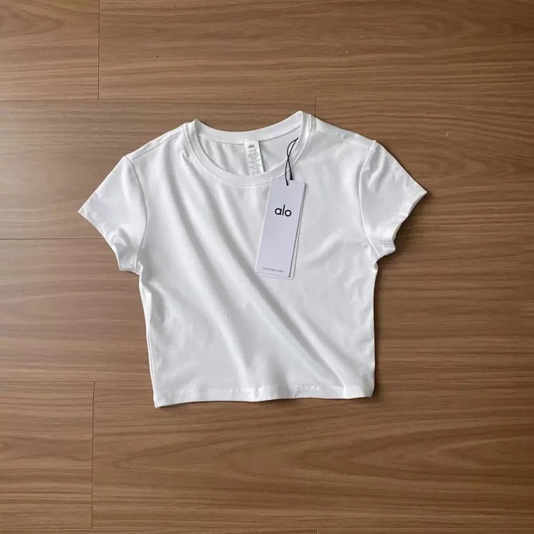 Sports Training Yoga Right Shoulder Short-sleeved T-shirt