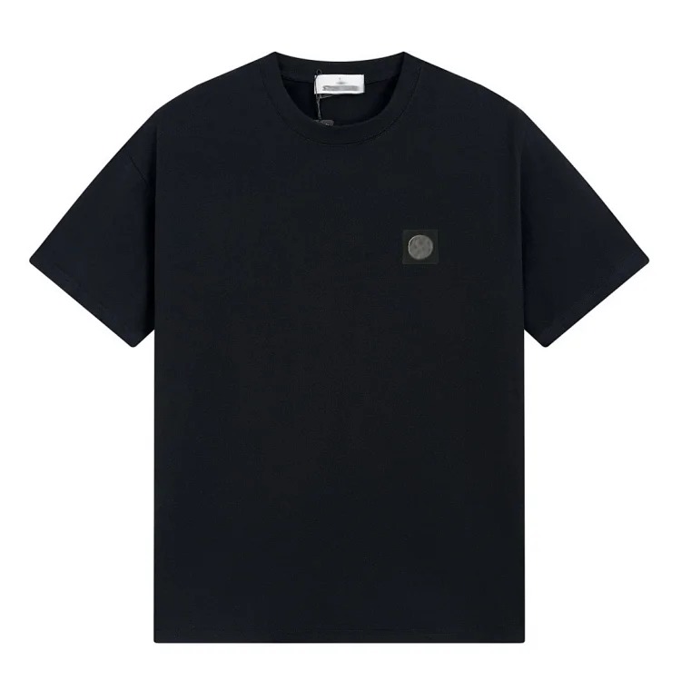 Shitongdao casual short-sleeved T-shirt printed loose round neck same style for men and women