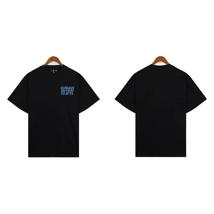 Washed printed loose men's short-sleeved t-shirt American top