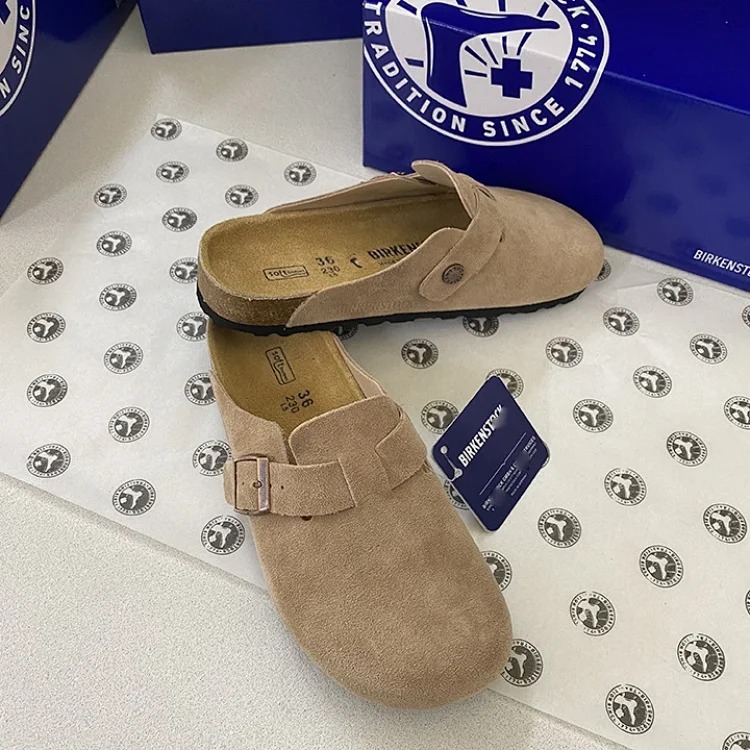 Sandals Baotou Fishing Slippers Cork Shoes Outerwear Half Shoes Cowhide Summer Thick Sole Sneakers