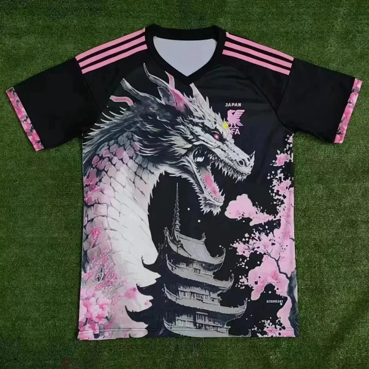 Football uniform Ajax Real Madrid Black Dragons Brazil Japan Kiyomizu Temple Crystal Palace Brazilian Eagles jersey
