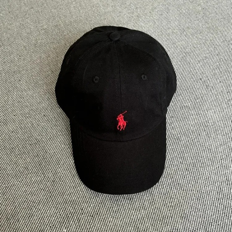 Foreign trade Ralph Lauren raff hat baseball cap men and women peaked cap polo sports pony logo embroidery couple baseball cap