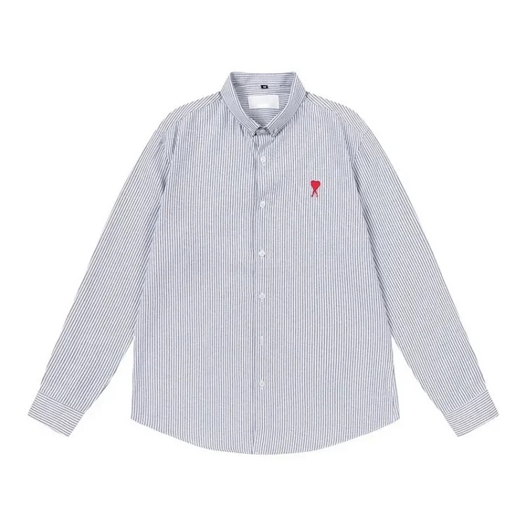 Love embroidered cotton shirt for men and women