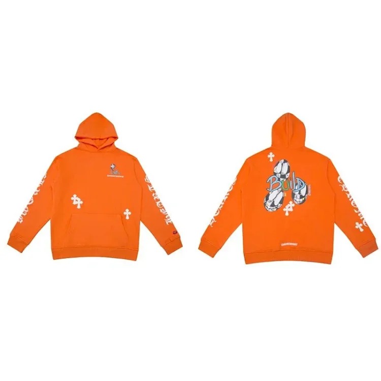 CH cross hooded sweatshirt is versatile and fashionable