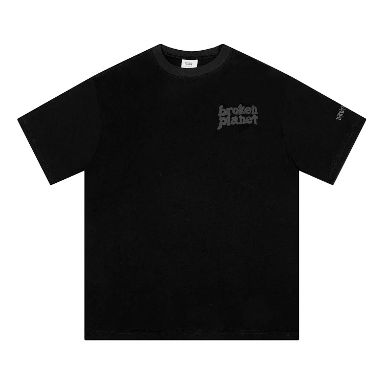 BROKEN PLANET Broken Planet American Foam Short-sleeved Loose Versatile T-shirt