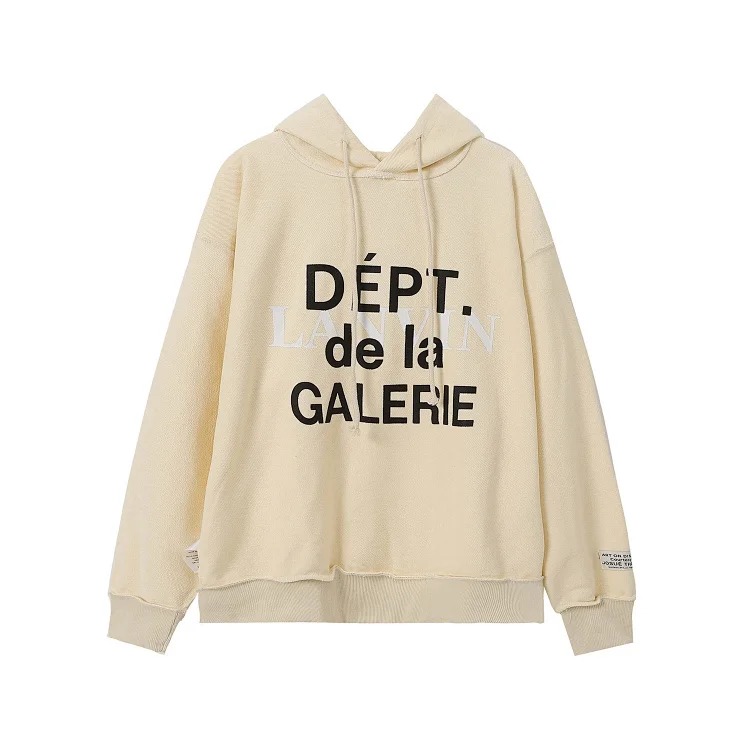 Retro distressed GD brain casual loose hooded sweatshirt for men and women with the same style hoodie