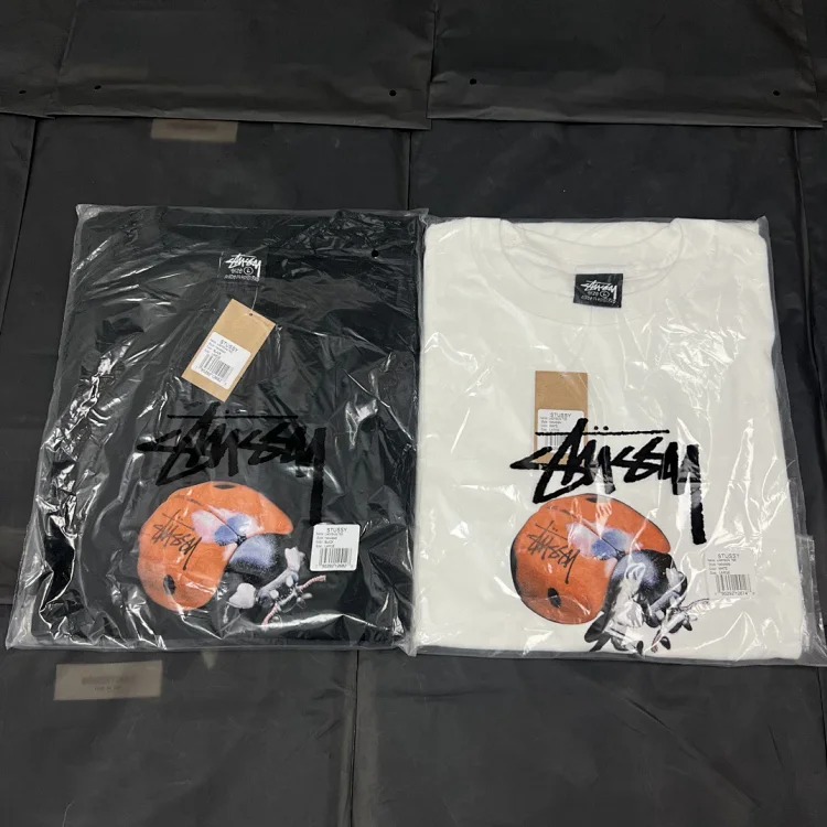 the Original Made Stussy Seven-star Prostitute Printed Short-sleeved Stussy Originated From the Surfing T-Shirt