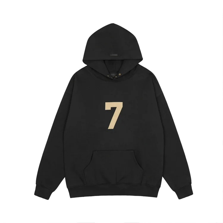 Trendy brand hooded sweatshirt plus velvet spring and autumn couple's coat