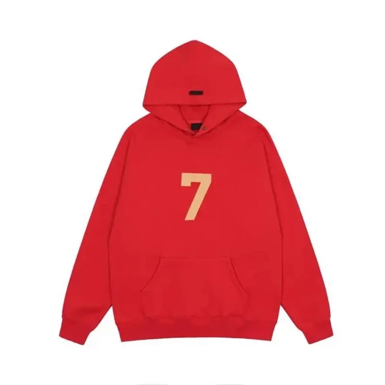 Trendy brand hooded sweatshirt plus velvet spring and autumn couple's coat