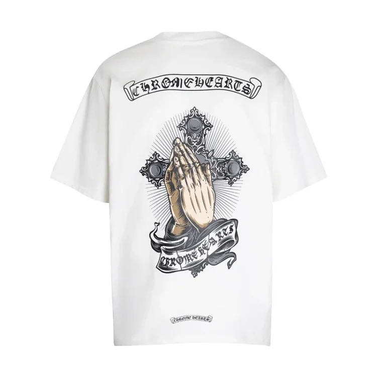 CH summer European and American street hip-hop short-sleeved series for men and women