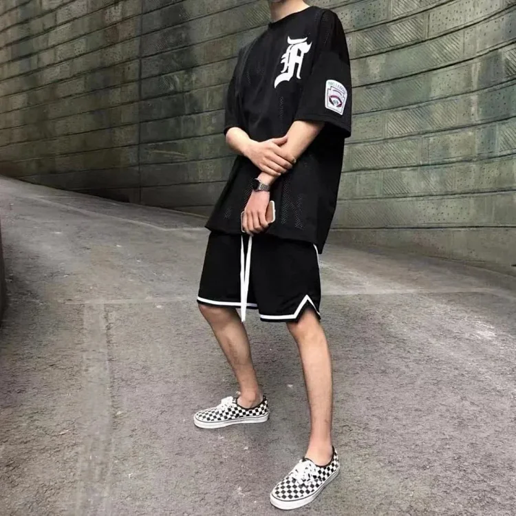 FEAR OF GOD main line trend fifth season loose mesh five-point sports quick-drying shorts men's high street style