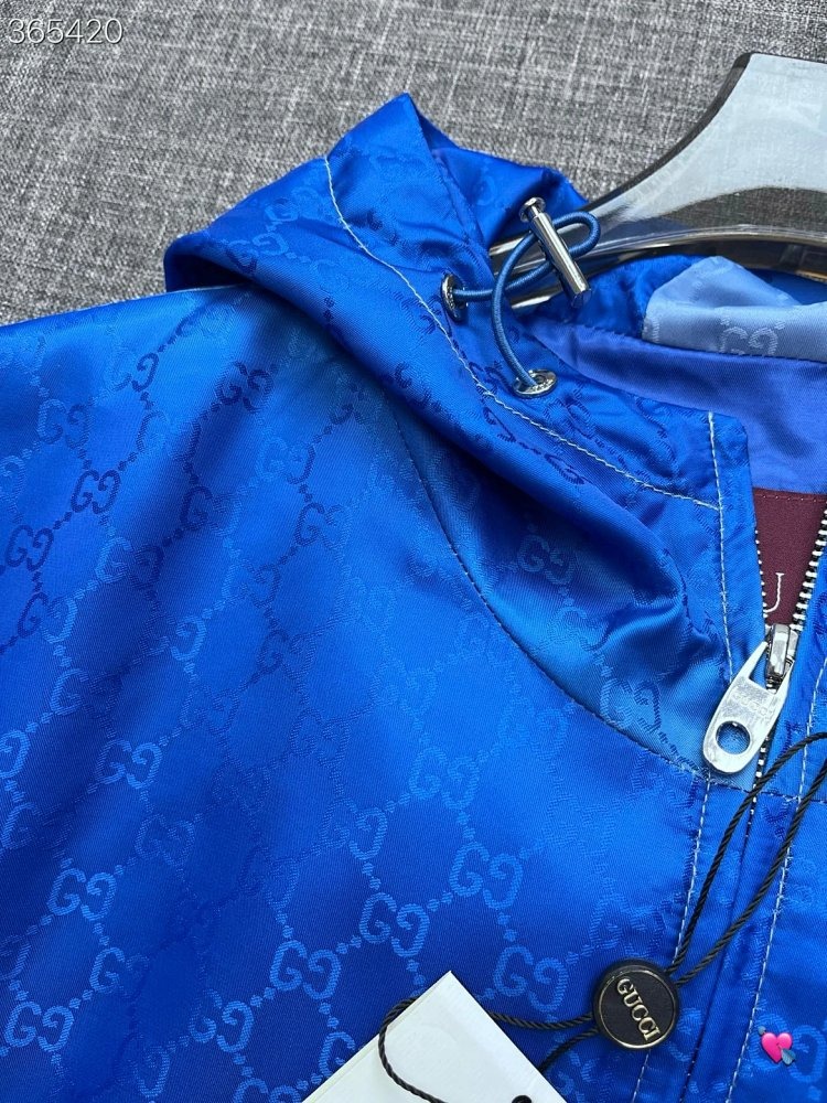 GUCCI 2026 new men's fashionable casual hooded Jacket