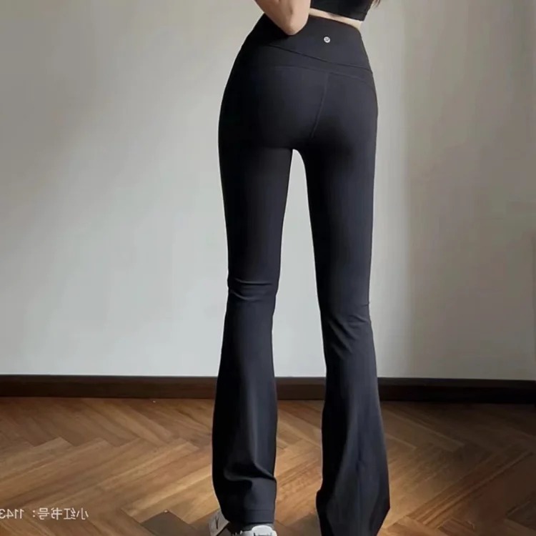 Slimming Bell-bottoms, Fitness Wide-leg Pants, High-waisted Yoga, Pilates, Butt Lift, Original Naked Feel