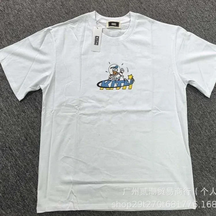 KITH Kitth Cartoon Animation Print Casual Loose Sports Short-sleeved T-shirt for