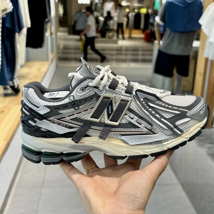 New Balance Putian Shoes Pure Original NB1906R Liquid Silver Cushioning and Wear-Resistant Low-top Dad Sneakers