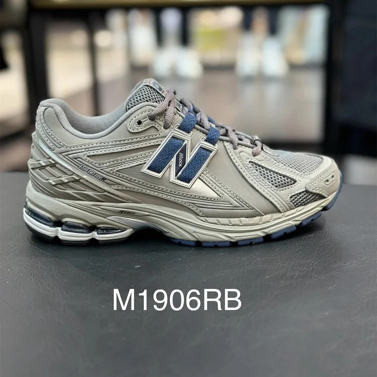 New Balance Putian Shoes Pure Original NB1906R Liquid Silver Cushioning and Wear-Resistant Low-top Dad Sneakers