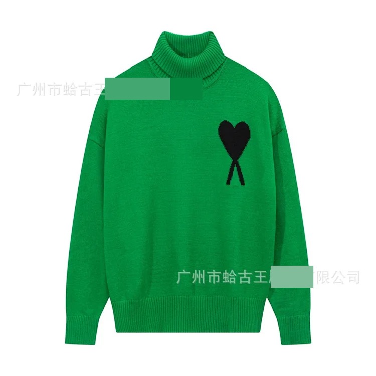 Love sweater for men and women striped youth heart casual pullover sweater
