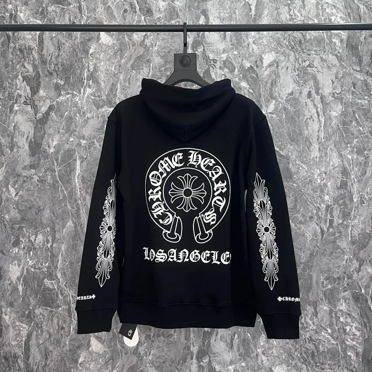 CH cross hooded sweatshirt is versatile and fashionable