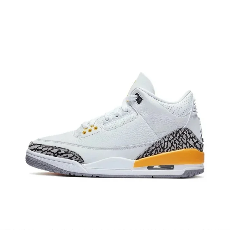 Jordan AJ3 Mid-range Hiroshi Fujiwara Black and White Cardinal White Wine Red White Cement
